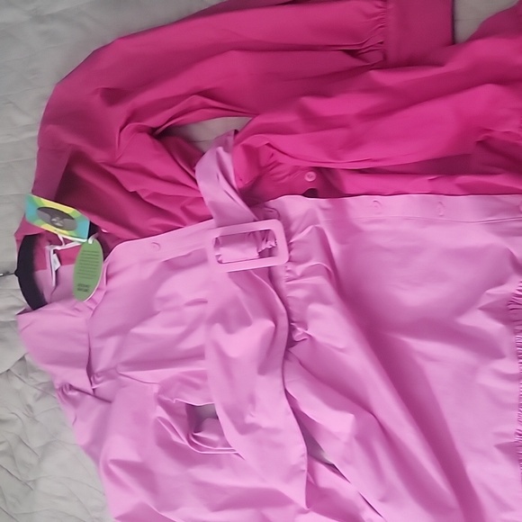 Christopher John Rogers two-tone pink dress sz 10 - Picture 3 of 5